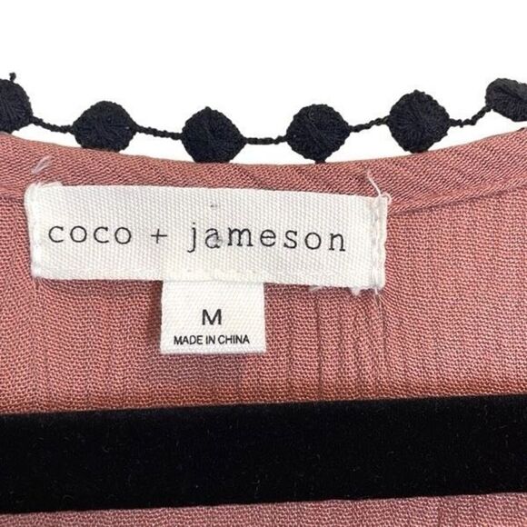 Coco and Jaimeson Embroidered Maxi Tank Dress Size Medium - Picture 11 of 11